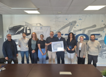 Remise de la charte Ambassadeur de l'Emploi à STEF TRANSPORT PARIS ATHIS