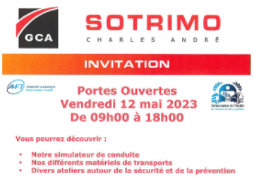 Journée Portes Ouvertes SOTRIMO Groupe Charles André